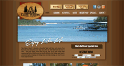 Desktop Screenshot of calmwatersresort.com